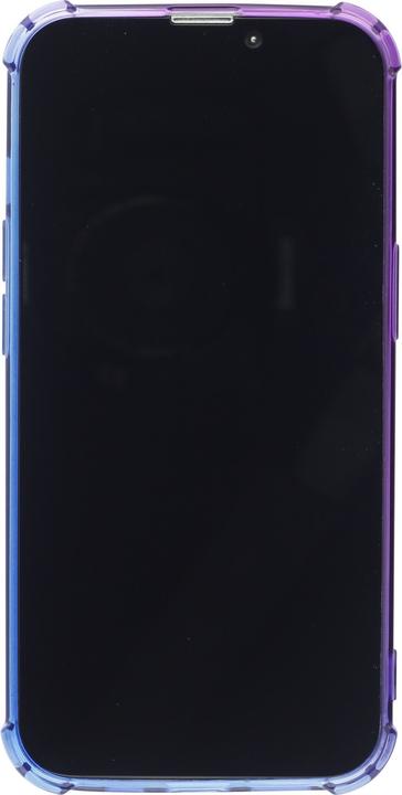 Image du produit PhoneLook Coque Bumper Rainbow Silicone anti-choc avec bords protégés violet (Apple iPhone 15 Pro)