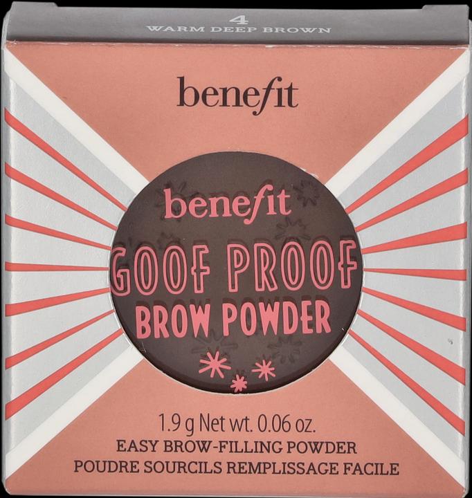 Image du produit BeneFit Cosmetics Poudre à sourcils Goof Proof (4 Brun foncé chaud)