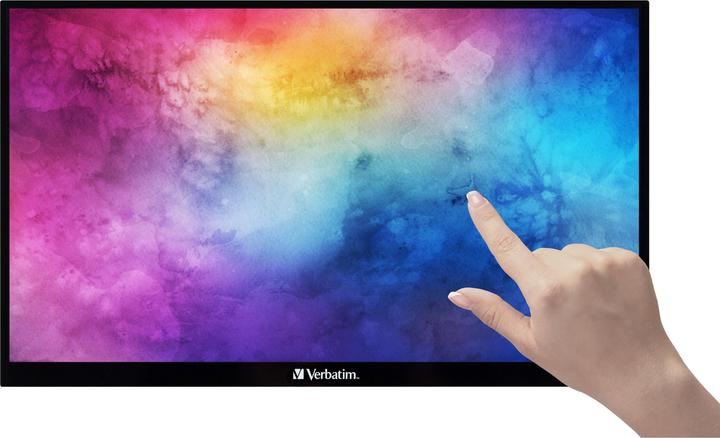Productafbeelding Verbatim PMT-15 PORT.TOUCH MONITOR 15.6I (1920 x 1080 Pixels, 15.60")