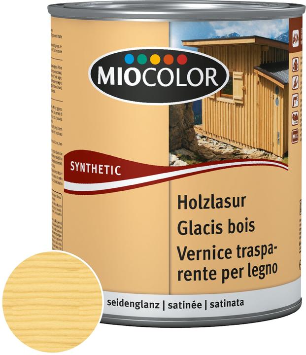 Produktbild Miocolor Holzlasur (Transparent, 0.75 l)