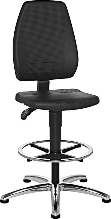 Produktbild Schäfer Shop Arbeitsdrehstuhl Pro Industrie mit Gleitern und Aufstiegshilfe