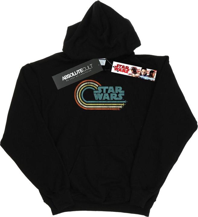 Produktbild Star Wars Retro Wave Logo Kapuzenpullover (L)