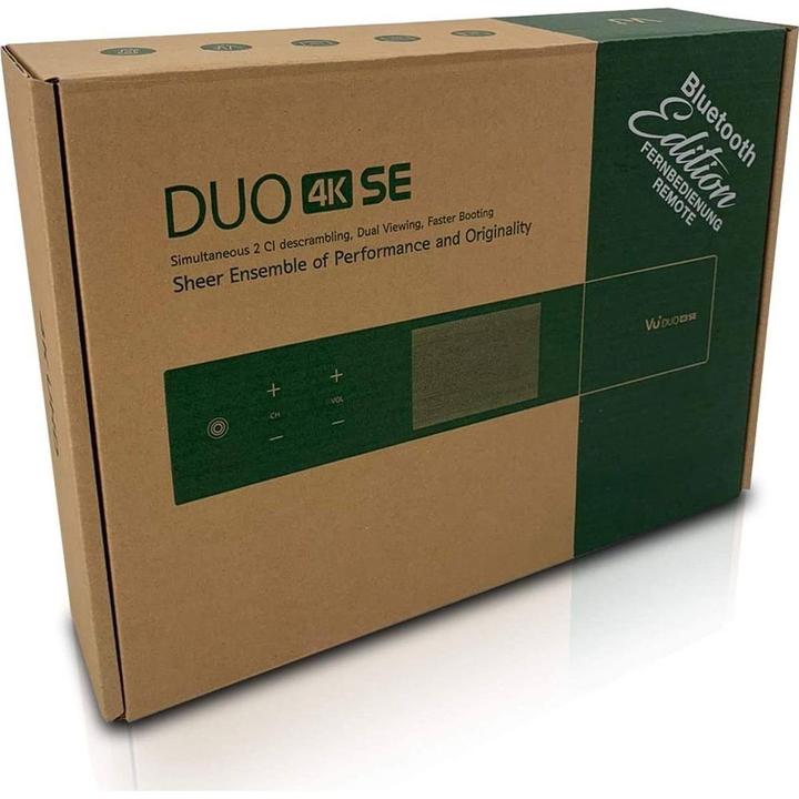 Immagine prodotto Vu+ Duo 4K SE BT (4 GB, 2x DVB-S2X, Albero CI)