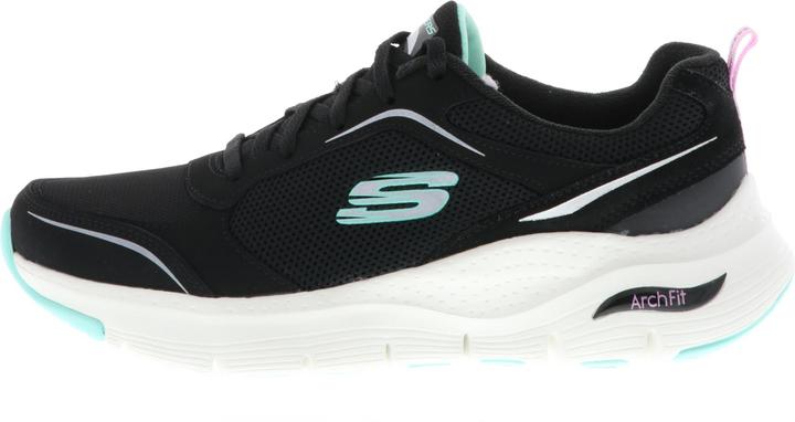 Produktbild Skechers 149413/BKMN Arch Fit-Gentle Stride Damen Sneaker Turnschuhe Sportschuhe schwarz/mintgrün/we (37)
