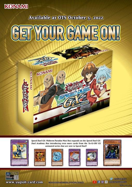 Image du produit Yu-Gi-Oh Speed Duel GX - Midterm Paradox Mini Box (Allemand, Pack de boosters)