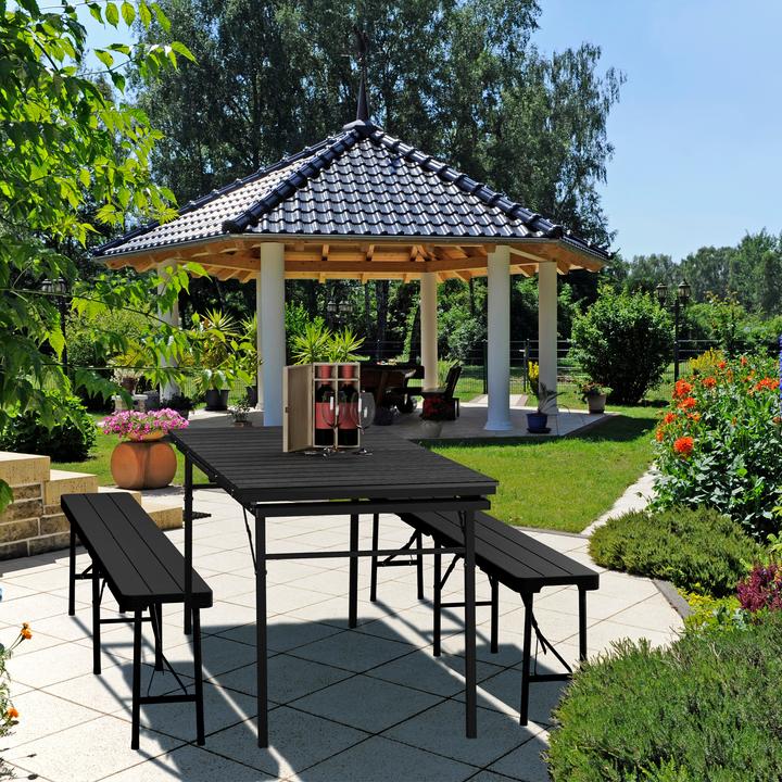 Produktbild Relaxdays Gartentisch (166 cm)