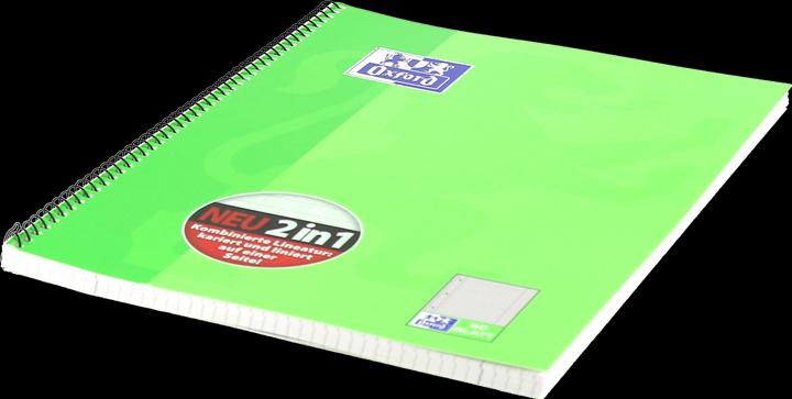 Actual product image Oxford College notebook (A4+, Checked, Soft cover)