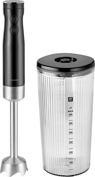 Immagine prodotto Zwilling Frullatore manuale Enfinigy con tazza e coperchio a vuoto nero
