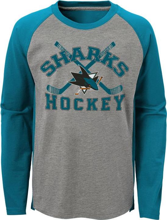 Image du produit Outerstuff Intent L/S Raglen JR T-shirt long (JR XL, San Jose) (Taille unique)