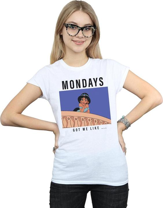 Produktbild Disney Princess Jasmine Mondays Got Me Like TShirt (XL)