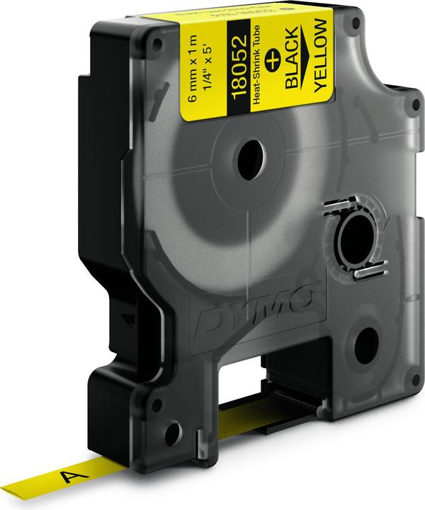 Dymo Rhino Heissschrumpfschlauch, gelb (0.60 cm, Gelb)