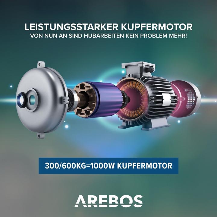Produktbild Arebos Elektrische Seilwinde