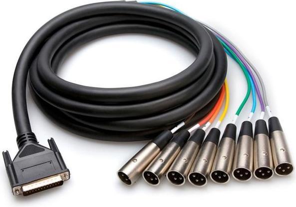 Produktbild Hosa DTM-803 Multicore Kabel 8-fach XLR-M DB25 3m (3 m)