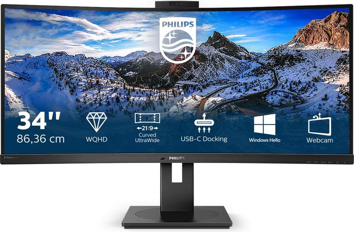 Produktbild Philips 346P1CRH/00 (3440 x 1440 Pixel, 34")