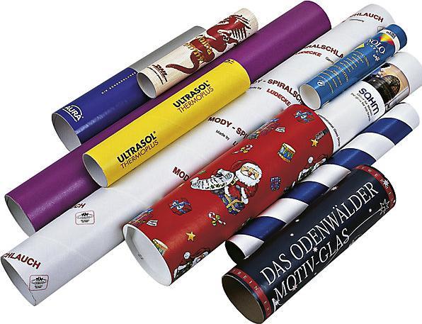 Immagine prodotto kaiserkraft Rotolo per spedizioni, con coperchio e base in plastica, lungh. x Ø 1150 x 140 (1 x)
