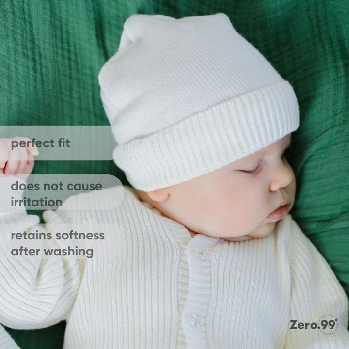 Image du produit Zero.99 Bonnet tricoté pour nouveau-né (50, 56, 62)