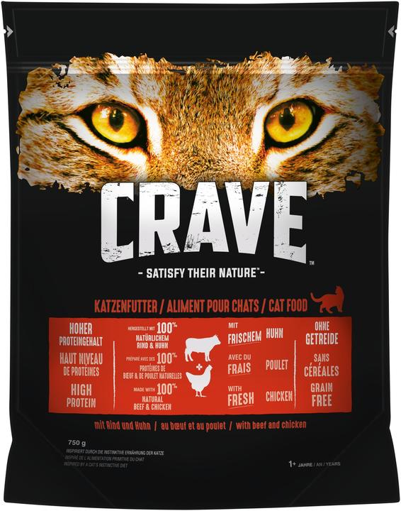 Image du produit Crave Adult Boeuf & Poulet (Adulte, 750 g)