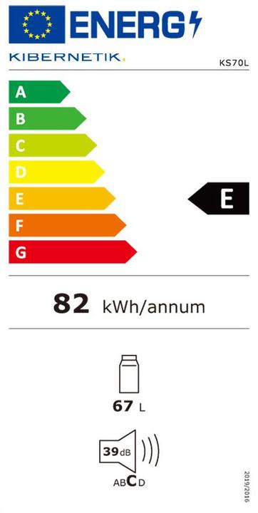 Energie-Label Bernardi 70l (60 l)