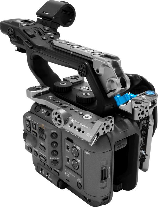 Actual product image Kondor Blue Sony FX6 Cage (With Top Handle) (Space Gray)