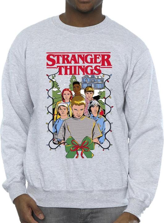 Produktbild Netflix Stranger Things Christmas Poster Sweatshirt (L)