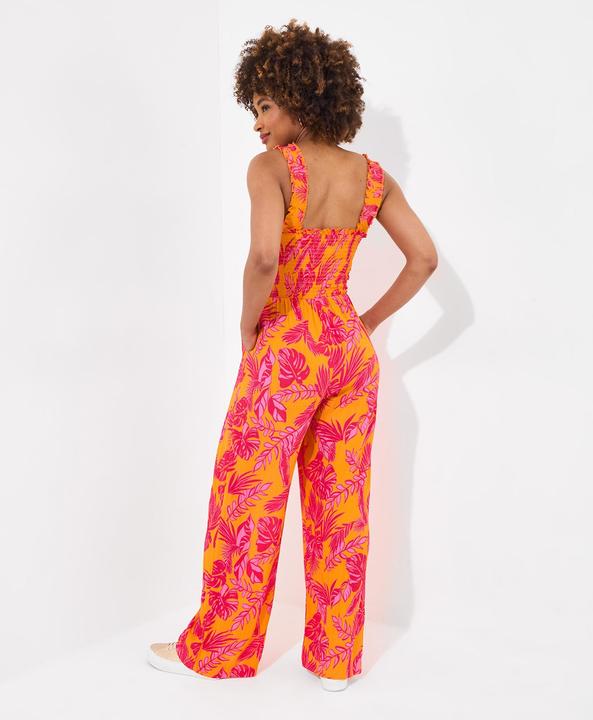 Immagine prodotto Joe Browns Petite Bold Tropical Print Wide Strap Crinkle Jumpsuit (36)