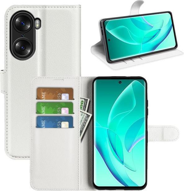 Actual product image MU Classic Litchi Leather Bookcover Series (Honor 60 Pro)