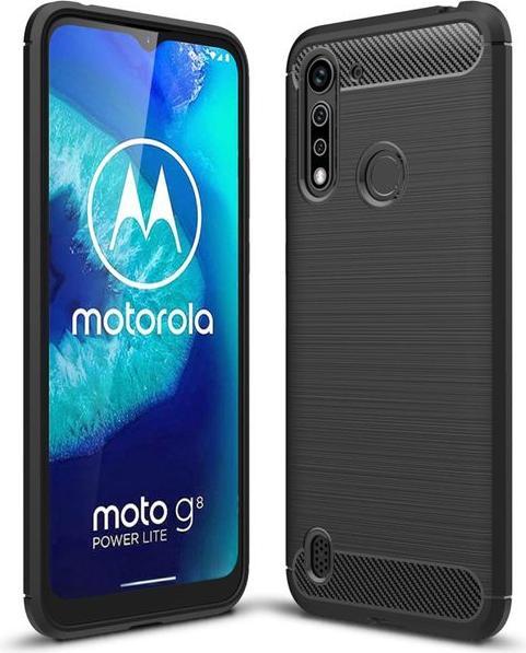 Actual product image MU Style Carbon Fiber TPU Softcase Series (Motorola Moto G8 Power Lite)