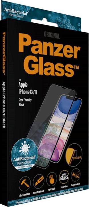 Actual product image PanzerGlass edge to edge (1 Piece, Apple iPhone 11, Apple iPhone XR)