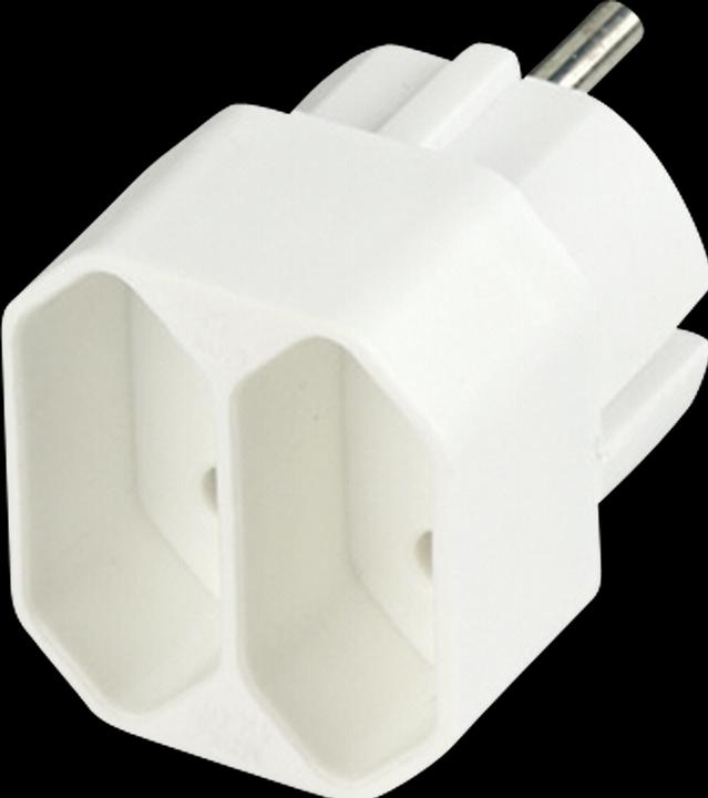 Actual product image REV Euro double plug (CEE 7/16, CEE 7/5, 2 x)