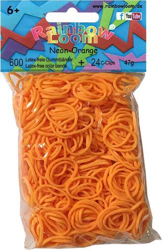Immagine prodotto Rainbow Loom Cinghie in silicone arancione neon opaco (600 pz.)