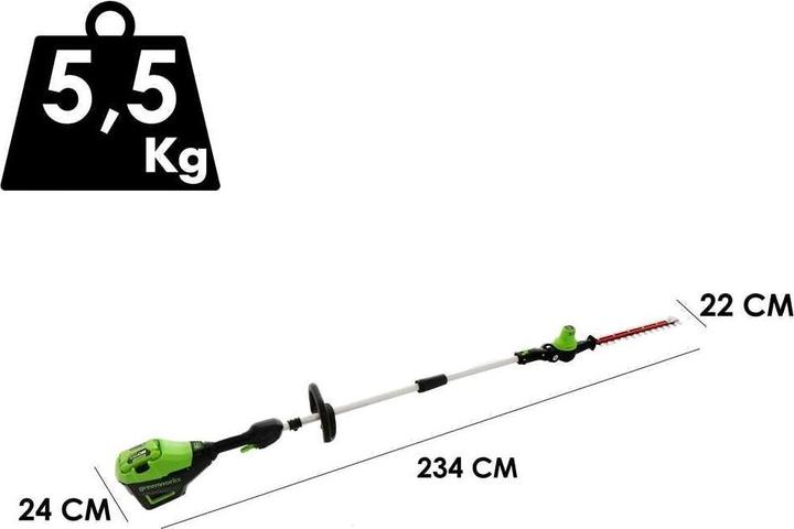 Produktbild Greenworks GSK60B2, Starter-saet, 60V, Universal lader m/ 2Ah Batteri (60 V)