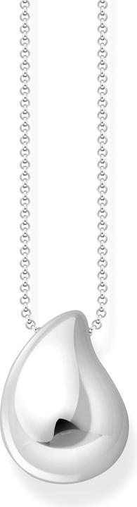 Produktbild Thomas Sabo Kette mit Anhänger in organischer Tropfenform (925er Silber, 45 - 50 cm)