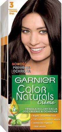 Actual product image Garnier Colour Naturals Hair Dye 3 Dark Brown (3 Dark Brown)