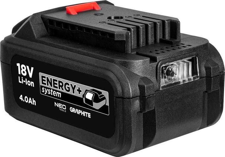 Actual product image Graphite Zestaw Energy+: 2x akumulator 4 Ah z ładowarką podwójną 58GE134 (18 V)