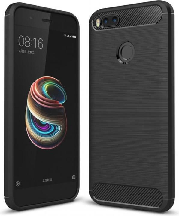 Actual product image Screenguard Xiaomi Mi A1 Hull Carbon Brushed Soft TPU (Mi A1)