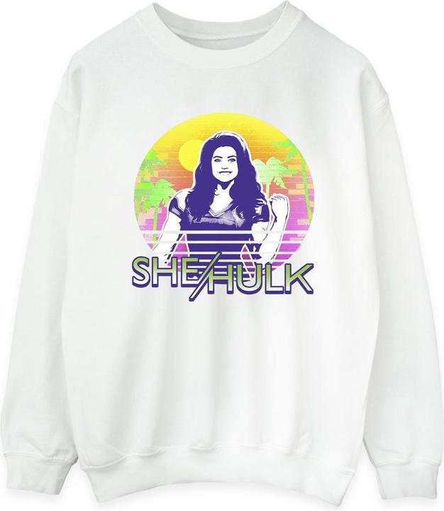 Image du produit - Sweat SHE-HULK: ATTORNEY AT LAW SUNSET SMILE - Femme (XL)