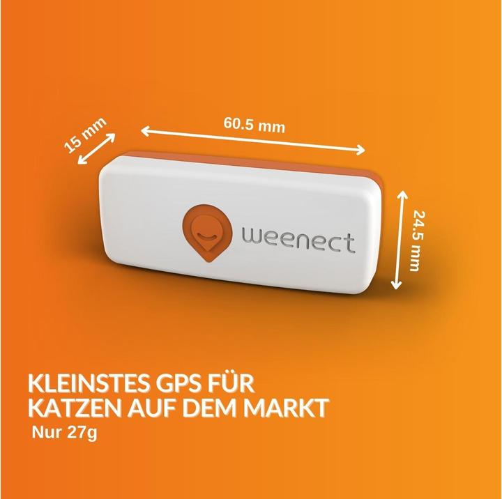Image du produit Weenect Traceur GPS XS pour chats, blanc (Android, iOS)