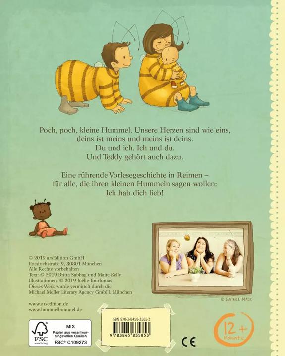 Immagine prodotto Die Baby Hummel Bommel - Ich hab dich lieb (Tedesco, Maite Kelly, Britta Sabbag, 2019)