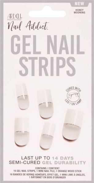 Actual product image Ardell Nail Addict - Gel Strips Honey Mooning (Rose, Nude)