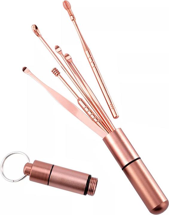 Actual product image JTI Ear cleaning set - rose gold