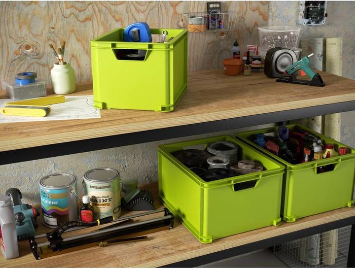 Produktbild Curver 259565 Aufbewahrungsbox Unibox Classic 75 Jahre-Edition Hellgrün 1 St. (30 l)