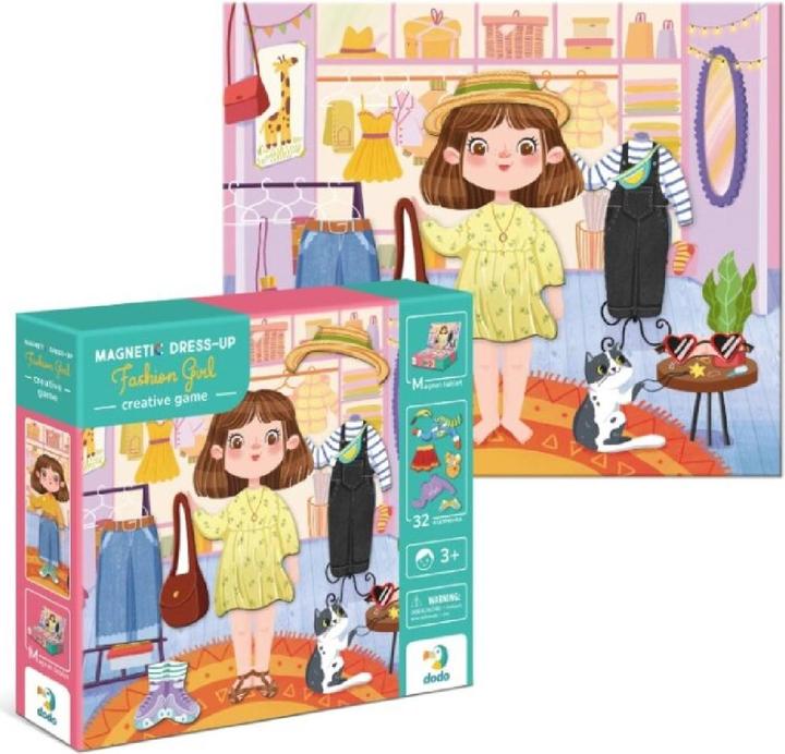 Image du produit Dodo Jeu magnétique - Fille de la mode - Habillage - Créativité