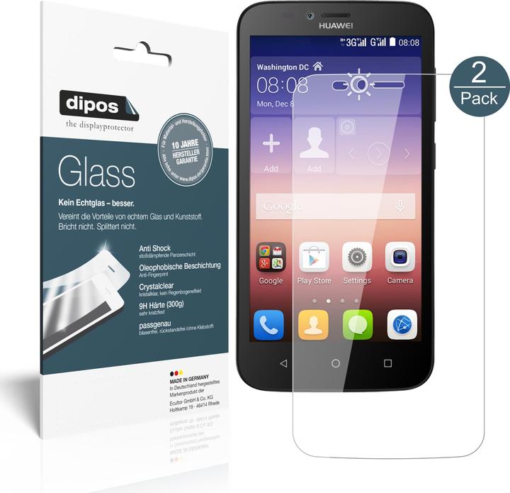 Image du produit Dipos Film de Protection d’écran Anti-Shock (1 pièce(s), Huawei Y625)
