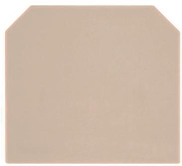 Weidmüller AP AKZ2.5 BL Plaque de fermeture 2,5mm Montage direct 0697380000