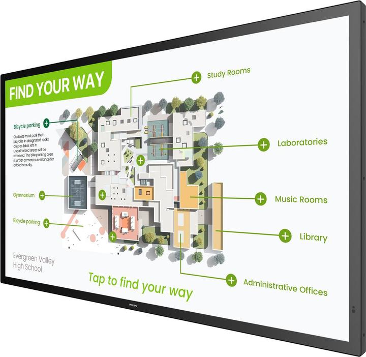 Produktbild Philips Touch Display 55BDL3751T/00 55 ", Energieeffizienzklasse (3840 x 2160 Pixel, 55")