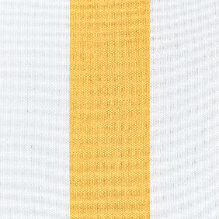 Produktbild Beliani Sitzkissen für Stuhl TOLVE 6er Set gelb / weiss gestreift 31 x 39 x 5 cm (39 x 31 cm)