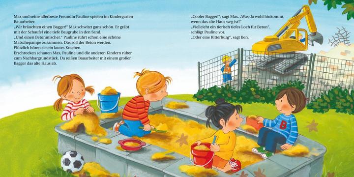 Produktbild LESEMAUS 12: Max auf der Baustelle (Deutsch, Christian Tielmann, 2020)