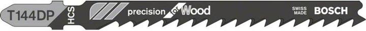 Immagine prodotto Bosch Professional Zubehör Lama per seghetto alternativo PRO Wood precise T144DP, 100 mm, 3 pezzi.