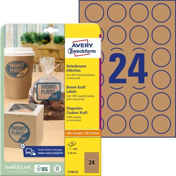 Produktbild Avery Etiketten