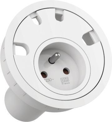 Immagine prodotto Bachmann Presa LOOP IN francese UTE con 4x ingressi cavi, bianco (938.102) (1 x, CEE 7/3, CEE 7/5, 2 m)